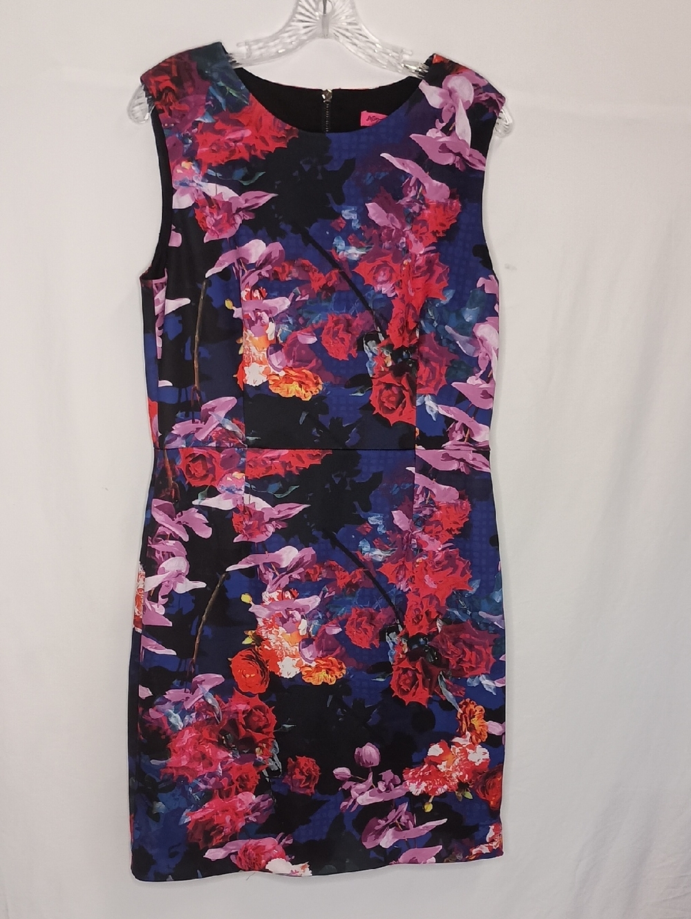 Betsey Johnson Women's Size 12 Sleeveless Dress Watercolor Maximalist - Picture 5 of 11